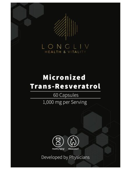 LongLiv Micronized Trans-Resveratrol Capsules
